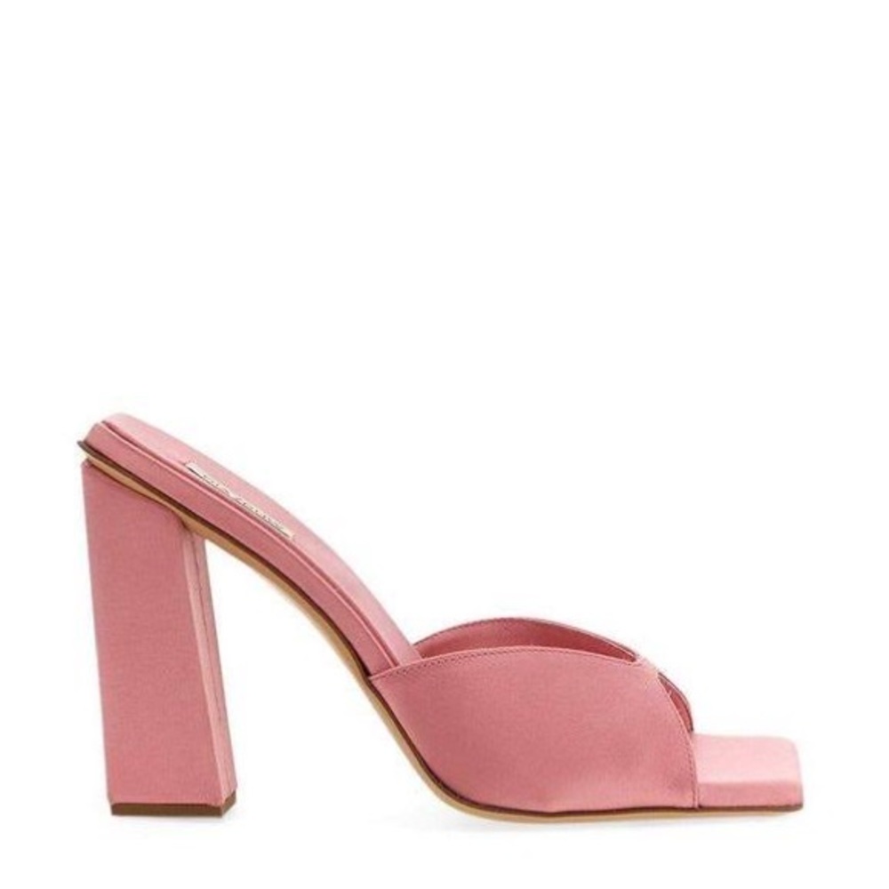 GIA BORGHINI X RHW Rosie Satin Sandals